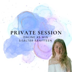 Henkilökohtainen sessio online, 45 min